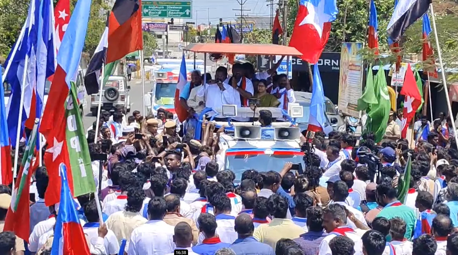 தமிழ்நாட்டில் நான்குமுனைப் போட்டியல்ல; இரண்டுமுனைப் போட்டிதான்! - எழுச்சித்தமிழர்   